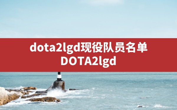 dota2lgd现役队员名单,DOTA2lgd战队成员2023 - 拍哈游戏网